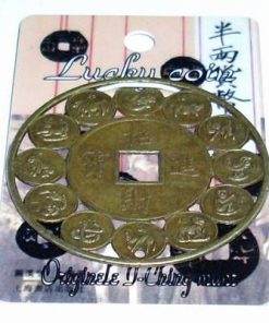 Moneda Feng Shui cu cele 12 zodii